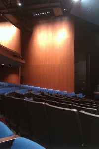 A partial View of GWL Theater Seating from a Aisle